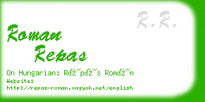 roman repas business card